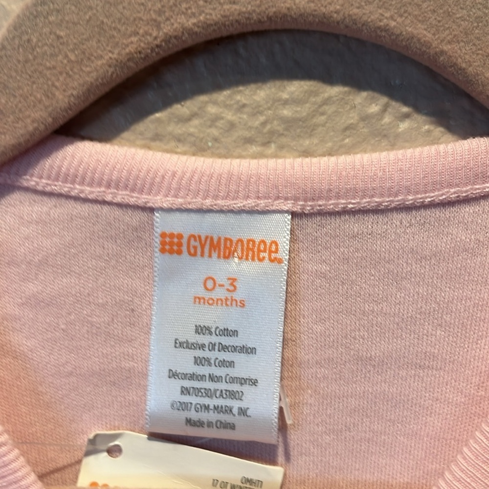 New Gymboree Baby Girls Shine Like The Stars Embroidered Bodysuit 0-3 Months NWT - Picture 6 of 9
